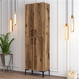 ΠΑΠΟΥΤΣΟΘΗΚΗ BERLIN A - WALNUT 845HCT4104 (60X200X35) ΑΙΘΡΙΟ