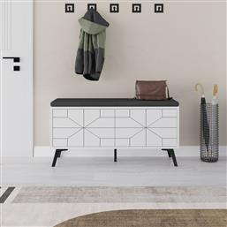 ΠΑΠΟΥΤΣΟΘΗΚΗ DUNE BENCH - WHITE 855DTE5123 (107X55X35) ΑΙΘΡΙΟ