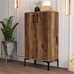 ΠΑΠΟΥΤΣΟΘΗΚΗ PRAG - WALNUT 845HCT4109 (60X111X35) ΑΙΘΡΙΟ