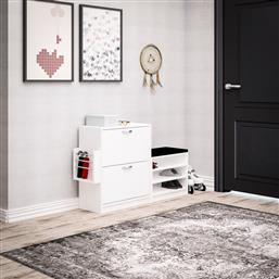 ΠΑΠΟΥΤΣΟΘΗΚΗ TREND - WHITE 746JUG3986 (130X80X31) ΑΙΘΡΙΟ