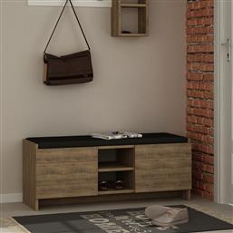 ΠΑΠΟΥΤΣΟΘΗΚΗ ZULLA - DARK OAK 776HMS3905 (110X43X37) ΑΙΘΡΙΟ