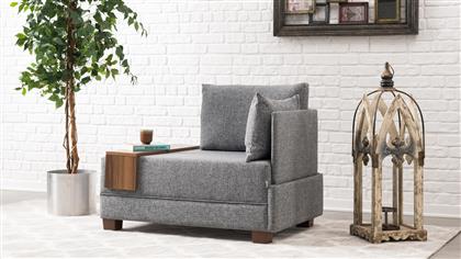 ΠΟΛΥΘΡΟΝΑ FLY ARMCHAIR RIGHT - GREY 825BLC1013 (100X80X75) ΑΙΘΡΙΟ