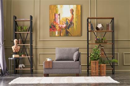 ΠΟΛΥΘΡΟΝΑ FLY RIGHT - BROWN 825BLC2659 (100X80X75) ΑΙΘΡΙΟ