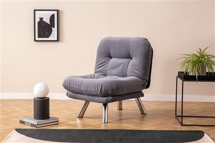 ΠΟΛΥΘΡΟΝΑ ΚΡΕΒΑΤΙ MISA SMALL SOLO - GREY 859FTN2321 (70X40X52) ΑΙΘΡΙΟ