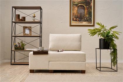 ΠΟΛΥΘΡΟΝΑ ΚΡΕΒΑΤΙ PERENNA CHENILLE LEFT - CREAM 825BLC4712 (116X83X93) ΑΙΘΡΙΟ