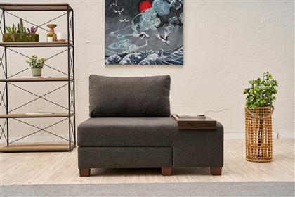 ΠΟΛΥΘΡΟΝΑ ΚΡΕΒΑΤΙ PERENNA LINEN RIGHT - ANTHRACITE 825BLC4715 (116X83X93) ΑΙΘΡΙΟ