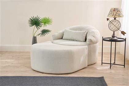 ΠΟΛΥΘΡΟΝΑ ΚΡΕΒΑΤΙ PITTA - CREAM 825BLC4726 (100X70X80) ΑΙΘΡΙΟ