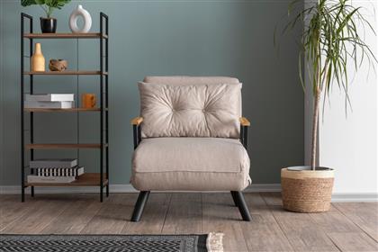 ΠΟΛΥΘΡΟΝΑ ΚΡΕΒΑΤΙ SANDO V2 SINGLE - CREAM 859FTN2821 (60X41X50) ΑΙΘΡΙΟ