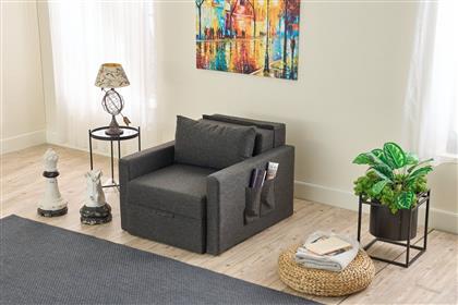 ΠΟΛΥΘΡΟΝΑ ΚΡΕΒΑΤΙ SAROS - ANTHRACITE 825BLC4733 (86X72X110) ΑΙΘΡΙΟ