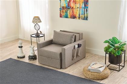 ΠΟΛΥΘΡΟΝΑ ΚΡΕΒΑΤΙ SAROS - BROWN 825BLC4734 (86X72X110) ΑΙΘΡΙΟ