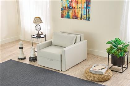ΠΟΛΥΘΡΟΝΑ ΚΡΕΒΑΤΙ SAROS - CREAM 825BLC4732 (86X72X110) ΑΙΘΡΙΟ