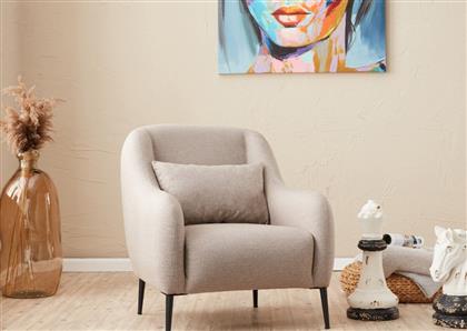 ΠΟΛΥΘΡΟΝΑ VENUS 1-SEAT - CREAM 825BLC2744 (77X77X70) ΑΙΘΡΙΟ