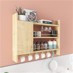ΡΑΦΙ ΚΟΥΖΙΝΑΣ KNERR - OAK 935CMN1308 (85X65X15) ΑΙΘΡΙΟ