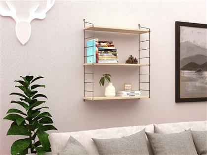 ΡΑΦΙ ΤΟΙΧΟΥ ARMONI 3'LU - TRAVERTINE 775DCM1849 72X85X20 CM ΑΙΘΡΙΟ