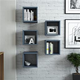 ΡΑΦΙ ΤΟΙΧΟΥ BOX - BLUE 845HCT1612 30X24X30 CM ΑΙΘΡΙΟ