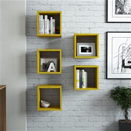 ΡΑΦΙ ΤΟΙΧΟΥ BOX - YELLOW 845HCT1610 30X24X30 CM ΑΙΘΡΙΟ