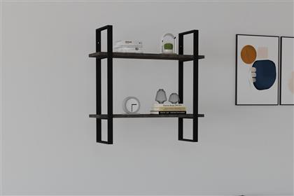 ΡΑΦΙ ΤΟΙΧΟΥ BUBA - ANTHRACITE 495SSE1188 70X70X22 CM ΑΙΘΡΙΟ
