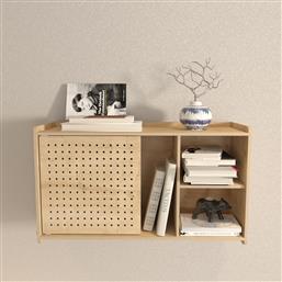 ΡΑΦΙ ΤΟΙΧΟΥ FORE - OAK 875ZNA4642 65X30X22 CM ΑΙΘΡΙΟ