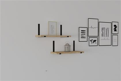 ΡΑΦΙ ΤΟΙΧΟΥ LAMA - SAPPHIRE OAK 495SSE1118 40 CM ΑΙΘΡΙΟ