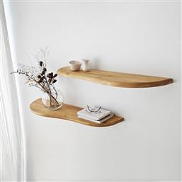 ΡΑΦΙ ΤΟΙΧΟΥ WAVY 2 - OAK 552NOS2442 100 CM ΑΙΘΡΙΟ