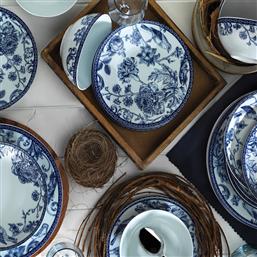 ΣΕΤ ΔΕΙΠΝΟΥ (24 ΤΕΜ.) ZG24Y2420939016 710KTP2953 (27X27X2) ΑΙΘΡΙΟ