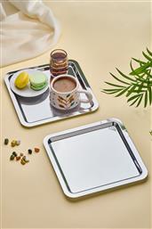 ΣΕΤ ΔΙΣΚΟΙ ΣΕΡΒΙΡΙΣΜΑΤΟΣ (6 ΤΕΜ.) KARE - SILVER 337GLZ1190 (22X22) ΑΙΘΡΙΟ