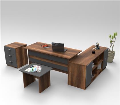 ΣΕΤ ΕΠΙΠΛΩΝ ΓΡΑΦΕΙΟΥ VO13-BA 956LCS2116 140X73,8X60 CM ΑΙΘΡΙΟ