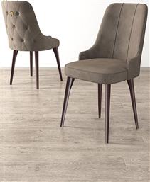 ΣΕΤ ΚΑΡΕΚΛΕΣ (4 ΤΕΜΑΧΙΑ) NEWA - CAPPUCCINO, BROWN 240CHR1628 46X94X46 CM ΑΙΘΡΙΟ