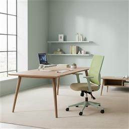 ΣΕΤ ΚΑΡΕΚΛΕΣ ΓΡΑΦΕΙΟΥ (2 ΤΕΜΑΧΙΑ) LETO 108 - GREEN 926STR1123 62X108X68 CM ΑΙΘΡΙΟ