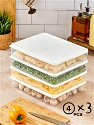 ΣΕΤ ΚΟΥΤΙΑ ΑΠΟΘΗΚΕΥΣΗΣ (12 ΤΕΜ.) VİTABOX 12'Lİ-BEYAZ 2,8LT 452PTR1152 (27,5X5X22,5) ΑΙΘΡΙΟ