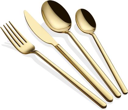 ΣΕΤ ΜΑΧΑΙΡΟΠΙΡΟΥΝΑ (24 ΤΕΜ.) ALLEGRA - GOLD 645DRM1205 ΑΙΘΡΙΟ