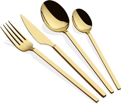 ΣΕΤ ΜΑΧΑΙΡΟΠΙΡΟΥΝΑ (24 ΤΕΜ.) CARRE - GOLD 645DRM1206 ΑΙΘΡΙΟ