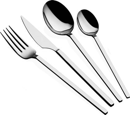 ΣΕΤ ΜΑΧΑΙΡΟΠΙΡΟΥΝΑ (24 ΤΕΜ.) CARRE - SILVER 645DRM1204 ΑΙΘΡΙΟ