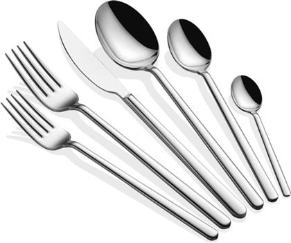 ΣΕΤ ΜΑΧΑΙΡΟΠΙΡΟΥΝΑ (36 ΤΕΜ.) ALLEGRA - SILVER 645DRM1201 ΑΙΘΡΙΟ