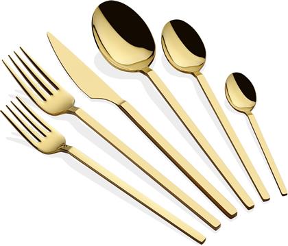 ΣΕΤ ΜΑΧΑΙΡΟΠΙΡΟΥΝΑ (36 ΤΕΜ.) CARRE - GOLD 645DRM1209 ΑΙΘΡΙΟ
