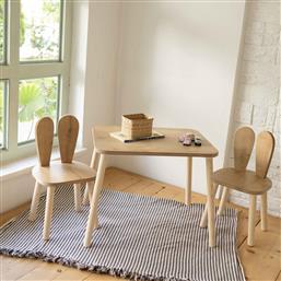 ΣΕΤ ΠΑΙΔΙΚΟΥ ΤΡΑΠΕΖΙΟΥ BUNNY TWO CHAIR SET - BROWN 517BMB1135 (50X60X45) ΑΙΘΡΙΟ