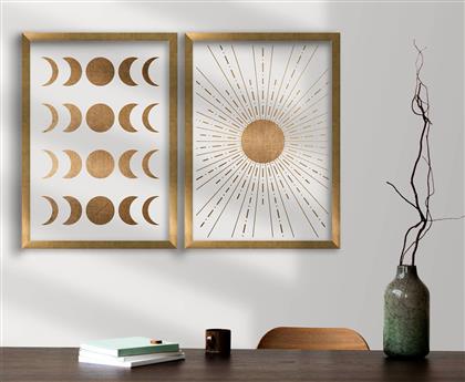 ΣΕΤ ΠΙΝΑΚΕΣ MDF ΜΕ ΚΟΡΝΙΖΑ (2 ΤΕΜΑΧΙΑ) 2P3853NISCT-013 122RMF1123 38X53 CM ΑΙΘΡΙΟ