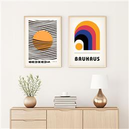 ΣΕΤ ΠΙΝΑΚΕΣ MDF ΜΕ ΚΟΡΝΙΖΑ (2 ΤΕΜΑΧΙΑ) HUHU246 - 50 X 70 693BSE3016 50X70 CM ΑΙΘΡΙΟ