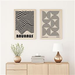 ΣΕΤ ΠΙΝΑΚΕΣ MDF ΜΕ ΚΟΡΝΙΖΑ (2 ΤΕΜΑΧΙΑ) HUHU247 - 50 X 70 693BSE3020 50X70 CM ΑΙΘΡΙΟ