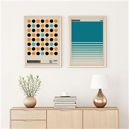 ΣΕΤ ΠΙΝΑΚΕΣ MDF ΜΕ ΚΟΡΝΙΖΑ (2 ΤΕΜΑΧΙΑ) HUHU249 - 50 X 70 693BSE3028 50X70 CM ΑΙΘΡΙΟ