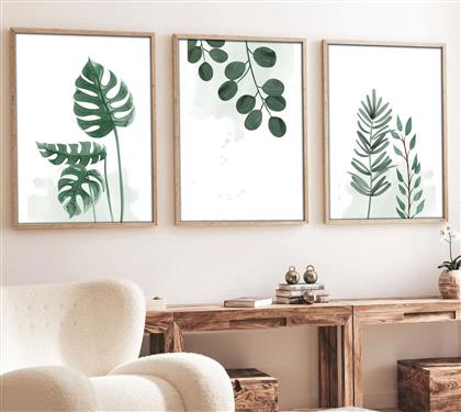 ΣΕΤ ΠΙΝΑΚΕΣ MDF ΜΕ ΚΟΡΝΙΖΑ (3 ΤΕΜΑΧΙΑ) HUHU193 - 30 X 40 693BSE1451 30X40 CM ΑΙΘΡΙΟ