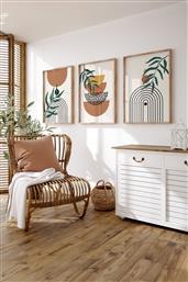 ΣΕΤ ΠΙΝΑΚΕΣ ΜΕ ΚΟΡΝΙΖΑ (3 ΤΕΜΑΧΙΑ) ARTSYCLLCT33 786DKT1419 33X48 CM ΑΙΘΡΙΟ