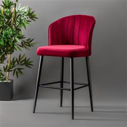 ΣΕΤ ΣΚΑΜΠΟ ΜΠΑΡ (2 ΤΕΜΑΧΙΑ) RUBI - CLARET RED 107BCK1155 52X97X42 CM ΑΙΘΡΙΟ