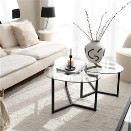 ΣΕΤ ΤΡΑΠΕΖΑΚΙΑ ΣΑΛΟΝΙΟΥ BELLISIMO - BLACK 552NOS2222 82X40X58 CM ΑΙΘΡΙΟ