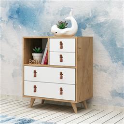 ΣΥΡΤΑΡΙΕΡΑ FALLOW 811MDD3422 70X88,6X40 CM ΑΙΘΡΙΟ