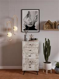 ΣΥΡΤΑΡΙΕΡΑ FRENZU - EPHESUS MARBLE 811MDD4301 50X103X40 CM ΑΙΘΡΙΟ