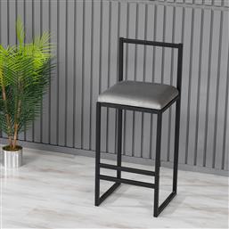 ΣΚΑΜΠΟ ΜΠΑΡ NORDIC - GREY 118BRN1170 35X84X35 CM ΑΙΘΡΙΟ