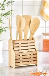 ΘΗΚΗ ΚΟΥΤΑΛΑΣ BAMBU - WOODEN 337GLZ1186 (18X17X20) ΑΙΘΡΙΟ