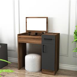 ΤΟΥΑΛΕΤΑ ΚΡΕΒΑΤΟΚΑΜΑΡΑΣ INCI - LIGHT WALNUT, ANTHRACITE 550ARN2797 (77X108,8X37,3) ΑΙΘΡΙΟ