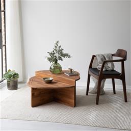 ΤΡΑΠΕΖΑΚΙ ΣΑΛΟΝΙΟΥ ALTOPIANO - CHESTNUT 552NOS2254 90X40X45 CM ΑΙΘΡΙΟ